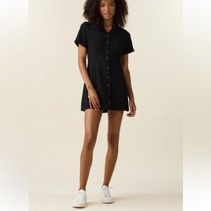 VETTA The Notch Collar Two Piece Dress Convertible Black Dress Size 0‎